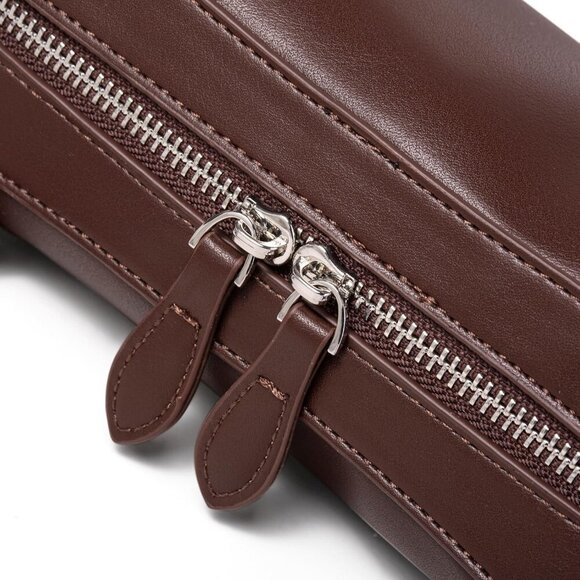 Women’s Pu Coffee Retro Vintage Hobo Bag | Small Satchel for Work & Vacation - Picture 3 of 7